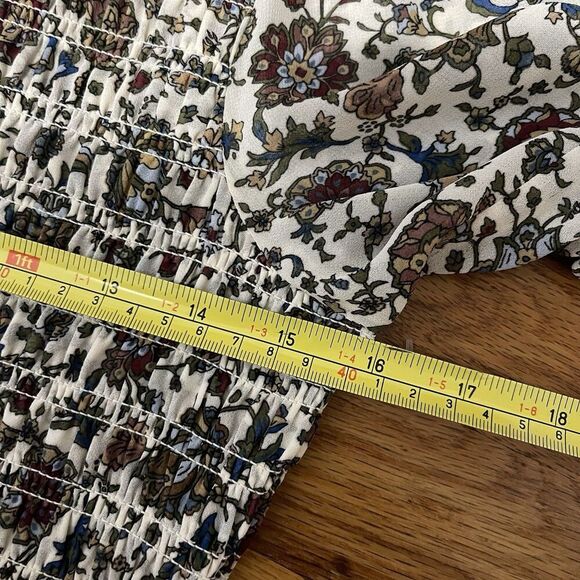 VERONICA BEARD Fahra Mini Dress Size 8 Multicolor NEW Smocked Ruffle Designer - Picture 11 of 15